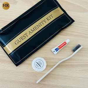 25 PACKS Double ho toiletries set toothbrushes toothpaste soap shampoo combs shower caps co