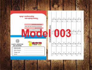 Kartu Aseptor KB/Iuran/Arisan Custom