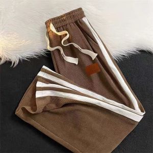 Mens Corduroy Pants Loose Fit Full Length Trouser with Pockets - Tropical Human Lingerie Beige LAISIDONGWEI Menswear Basic