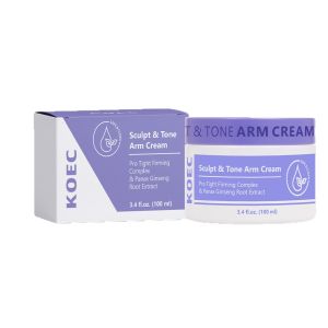 KOEC Arm Shaping Cream English Refreshing Moisturizing Hydrating Sculpting Lifting Body Lotion