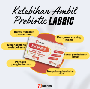 【Genuine in stock】PROBIOTIC LABRICH WITH HIGH VITAMIN C + BLOOD ORANGE exp2027