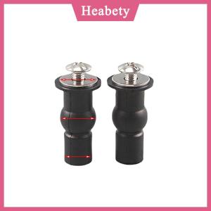 Heabety 2pcs M5 nhà vệ sinh chỗ vít Nut Bìa nắp đầu sửa chữa mù lỗ phù hợp Bộ dụng cụ phụ kiện phòng tắm thay thế nhà vệ sinh chỗ vít