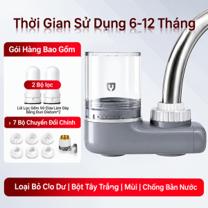 Bộ Lọc Nước Tại Vòi YINMI YM-R0100 Khử Clo Dư Bùn Đất Cặn Bẩn Máy Lọc Nước Tại Vòi Lõi Lọc Gốm Có Thể Vệ Sinh