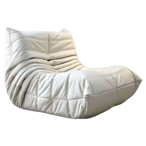 Floor Chair Caterpillar Sofa Beige Ergonomic Lounge Sofa Reading Chair Togo Lazy Caterpillar Replica Chair