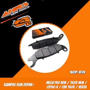 KAMPAS REM CAKRAM DEPAN AHRS RACING BRAKEPAD DISPAD MEGA PRO NEW TIGER NEW CB150 R CBR 150 R VERZA
