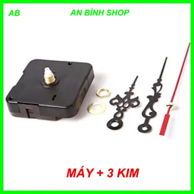 Máy đồng hồ treo tường kim trôi chạy êm loại tốt và chính xác 100% - tặng kèm 3 kim - máy đồng hồ