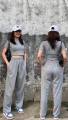 NEW TRENDY TERNO WAFFLE  LAZY OUTFIT TOP AND PANTS.. 
