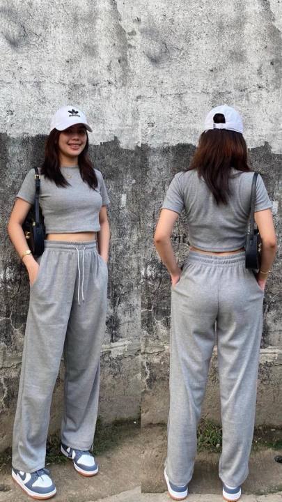 NEW%20TRENDY%20TERNO%20WAFFLE%20%20LAZY%20OUTFIT%20TOP%20AND%20PANTS.%20-%20Image%203