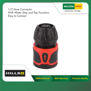 HILLS Hose Connector 1/2IN with Water Stop 100104A