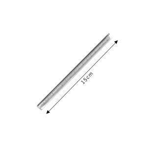 STARKEEPER Simple Office School Supplies Acrylic Transparent Straight Ruler Students Stationery Triangular Rulers Measuring Tools