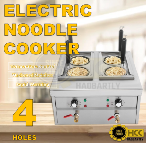 Electric Noodle and Pasta Cooker 4 Holes Machine Stainless Steal Heavy Duty