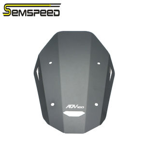 SEMSPEED CNC Front Windscreen Windshield Wind Shield Airflow Deflector For Honda ADV160 ADV 160 2022-2026
