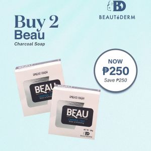 BEAUTeDERM Spruce and Dash Beau Charcoal Soap 100g BUY 1 TAKE 1 PROMO