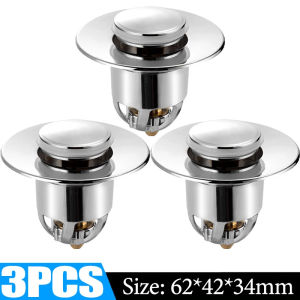 Dizoey 6Pcs Wash Basin Filter Bounce Core Basin Stopper Anti Odor Washbasin Plug Shower Hair Catcher Kitchen Bathroom Accessories