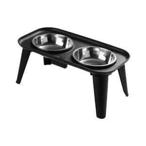 Stainless Bowls Raised Feeder Water Dishes for Dog With Neck Relief Design For Large Dog