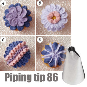Specialty Ruffle Tip 86 Piping Tip Open Star Tip
