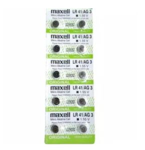 Baterai Kancing MAXELL Watch Battery Button Cell LR41 AG3 192 L736 392 SR736 V36A Baterai Jam Tangan / timbangan / Kalkulator / Thermometer