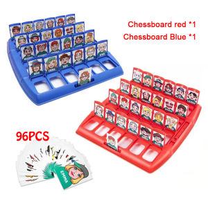 【WHO IS IT】Board Game Family Funny Game Guessing Classic Table Game 猜猜我是谁 96张卡 Party Family Educational Interactive Toys