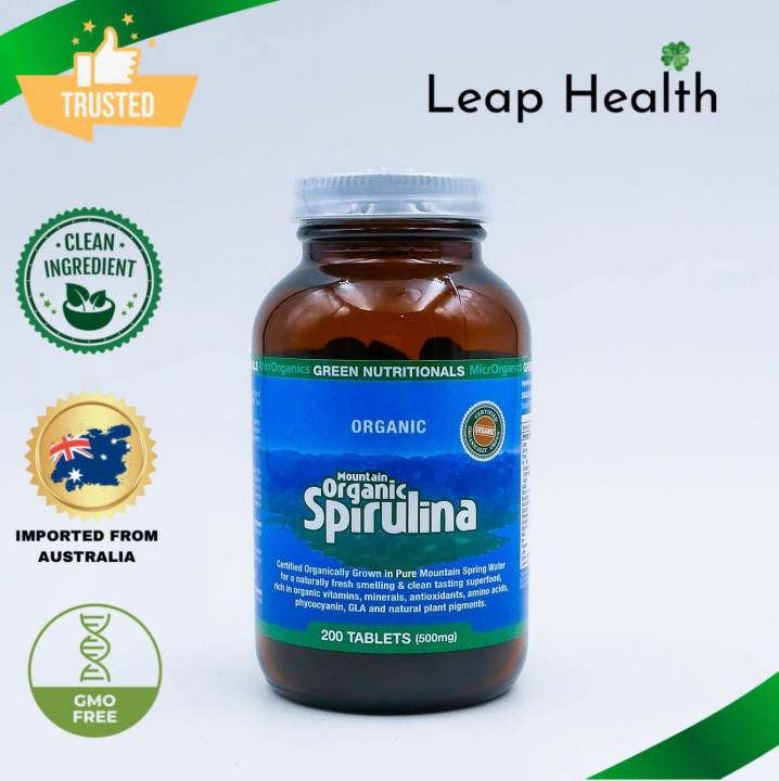 Mountain Organic Spirulina Reduce Colds & Infections Anti