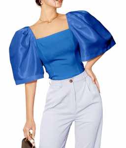Modern Filipianiana Graduation Wedding Anniversary Birthday Puff Big  Sleeves Top Blouse   - xs to large - classy and elegant - timeless top - casual or party top - classic top - super kapal ng tela - hindi kayo magsisi - our aim is to produce quality clo