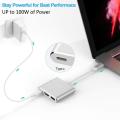 Cáp chuyển USB Type C to HDMI 4K + USB 3.0 + USB C. 