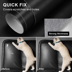 Repair Self Adhesive Leather for Sofa Repair Patch Furniture Chair Sticker Seat Bag Bed Fix Mend PU Artificial Leather Sticker