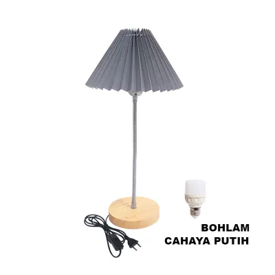 EELIC ELC-M020 Retro Pleated Lamp Lampu Meja Minimalis Lipit Rangka flexible