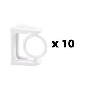 10pc bracket gorden tebal premium Dapat dipasang di mana saja menghemat ruang bracket tempel gantungan