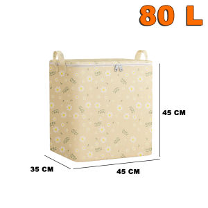 Storage Box Lipat Organizer Only 3 Size Motif Bunga Tempat Penyimpanan Baju Multifungsi -XZ-5