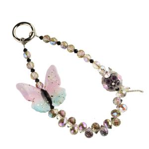 Trendy Butterfly Phone Strap Chain Trendy Butterfly Phone Accessory In Multiple Colors Unique Phone Strap Pendant