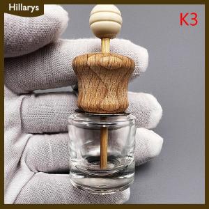 [Hillarys] น้ำหอมคลิปน้ำหอมปรับอากาศสำหรับรถยนต์ขวดแก้วเปล่าสำหรับตกแต่งขวดแก้วอโรมาเทอราพี