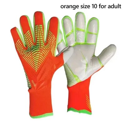 ADREE 1Pair Bảo vệ ngón tay Găng tay thủ môn Mủ cao su dày Chống trượt Găng tay bóng đá Bền bỉ Chống mài mòn dành cho người lớn và trẻ em
