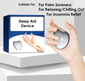 Sleep Aid Device Pulse Stress Reduction Hand Held - Portable Sleep Enhancer and Relaxation Tool | Adult Insomnia | Calm | Sleep enhancement technology | Relaxation tool for stress | Portable calming device