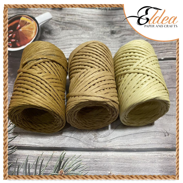 2mm x 30meters Paper Twine Twisted Roll for Paper Bag handle