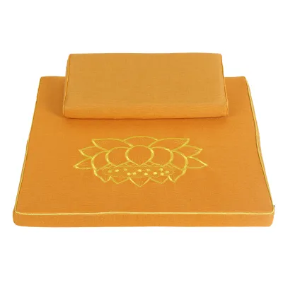 Meditation Mat Cushion 60cm / 70cm / 80cm Yoga Mat Mind Relaxation Coconut Fiber Foldable Washable with Zip Meditation Cushion Seat Bertaubat