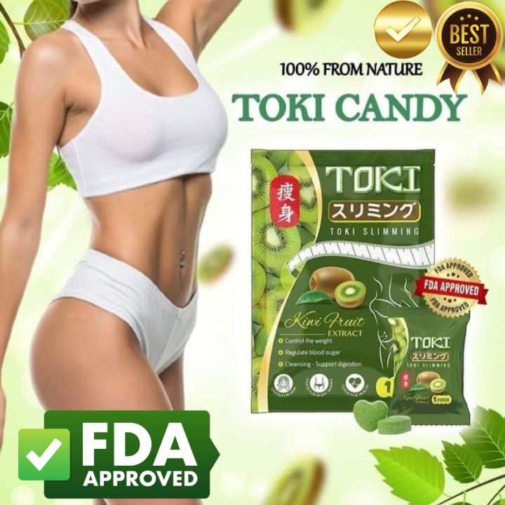 Best Seller Toki Slimming Candy from Japan made with Kiwi