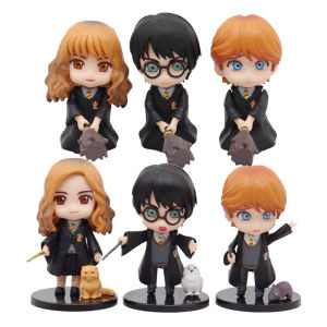 Harry Potter Anime Character Doll Blind Box Doll Figure Wholesale Ornament Car Doll Hermione Ron