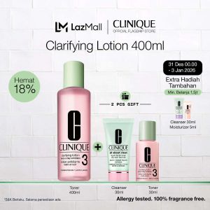 Clinique Clarifying Lotion Twice A Day Exfoliator - Toner 200ml400ml | 5 Skin-Typed Formulas Oily Dry Sensitive Combination [1.1 Exclusive]