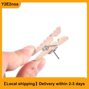 【Local shipping】 20Pcs Box Office & School Stationery Pins Durable Wooden Clip Push Pins Decorative Binder Thumb Tacks For Cork Blackboard