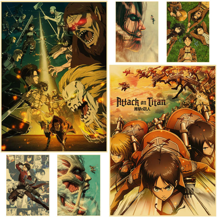 Attack ON Titan - Standard 4 Sheet Stickers