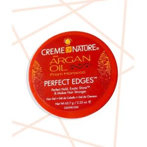 Gel dưỡng tóc bóng mượt phiên bản giới hạn CREME OF NATURE With ARGAN OIL PERFECT EDGES FIRM HOLD 63.7g của Mỹ
