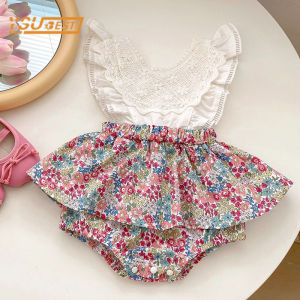 Infant Kids Baby Girls Sleeveless Fake Two Pieces Jumpsuit Summer Sweet Newborn Baby Girls Clothes Rompers2026