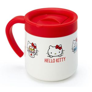 [Local Seller] Authentic Cartoon Sanrio Hello Kitty Melody Cinnamon Roll Twin Star Thermal Cup Mug With Lid 300ml