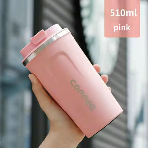 【COD】510ML (18oz) Insulated Vacuum Stainless Steel Coffee Mug! Double - Wall Leak - Proof & Durable for All Occasions#bz01