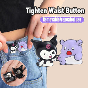 Baete Cartoon Shaped Tighten Waist Button Adjustable Jean Waist Buckle No Sew Snap Reusable Jeans Pins