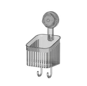 Punch-free Bathroom Suction cup storage rack with Hook Kitchen Sink Storage Organizer Wall-mounted Cosmetics