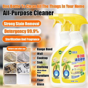 Multi Surface Kitchen Cleaner Refrigerator Disinfectant Powerful Odor Eliminator Odor Eliminator Mold Remover Deep Cleaning Removes Mold Stains and Odors Fresh Scent