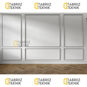 Tinggi 27 Meter x Lebar 3 Meter Paket Wall Moulding Kayu Satu Dinding (Ready langsung pasang) Murah