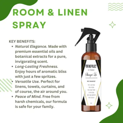 Shangrila Hotel Scent Air Freshener Room and Linen Spray Antibacterial by Perfume Project PH