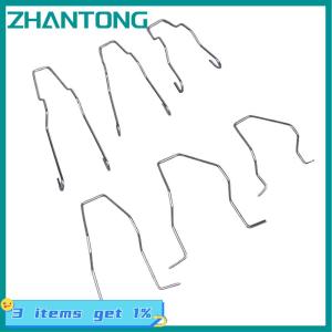 ZHANTONG 6Pcs Metal Headlight Bulb Spring Clips For H1 H3 H4 H7 Car Headlamp Light Bulb Retainer Spring Clips Buckles
